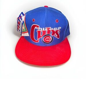 NWT  Vintage Chicago Cubs The Game MLB 90's Fitted Cap Hat Size 7 New With Tags